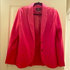 H&M hot pink blazer